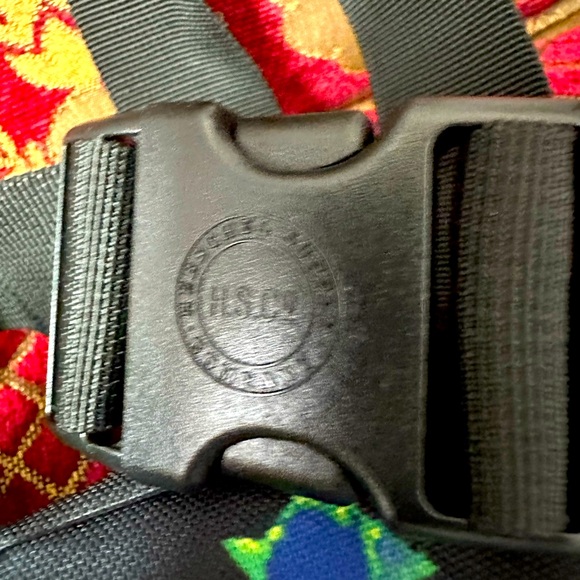 HERSCHEL SUPPLY FIFTEEN (BLACK/NEON FLORAL) CANVAS FANNY HIP PACK  NWOT - Picture 9 of 9